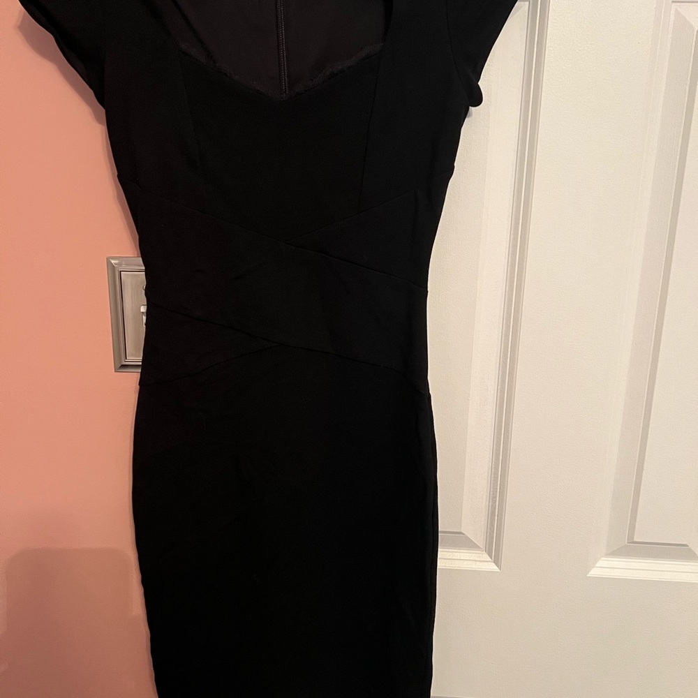 Bebe midi dress, XXS , black
